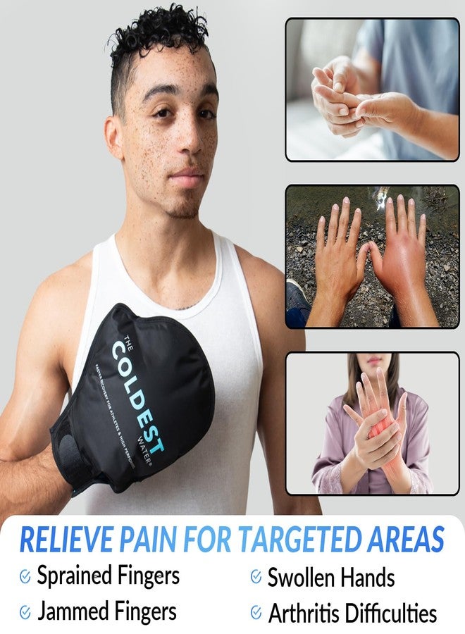 THE COLDEST WATER The Coldest Hand Ice Pack - Flexible & Reusable Ice Pack Gloves for Faster Recovery - Gel Ice Packs for Injuries/Arthritis/Thumb/Finger Sprains/Fractures/Dislocations/Sore Tendons & More - Image 2